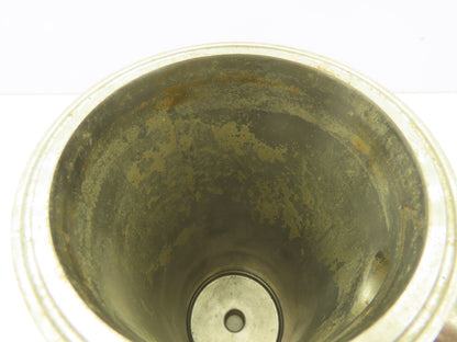 316L Stainless Sanitary Basket Strainer 1" Tri-Clamp Bottom Outlet 4.5"x 12"L