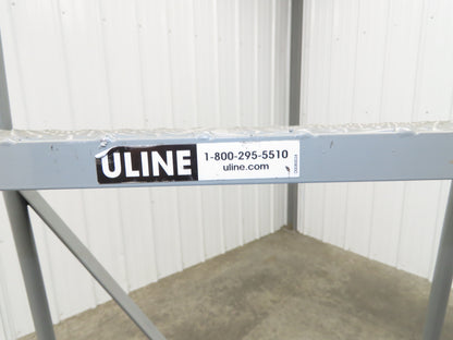 Cotterman Metal Rolling Ladder 5-Step 50"H Platform 24x7"Tread 80"H 30"W 450Lb