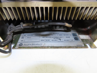 Allen Bradley 1370-RFS Regenerative Field Supply 230/460VAC 1ph 16A 150/300VDC