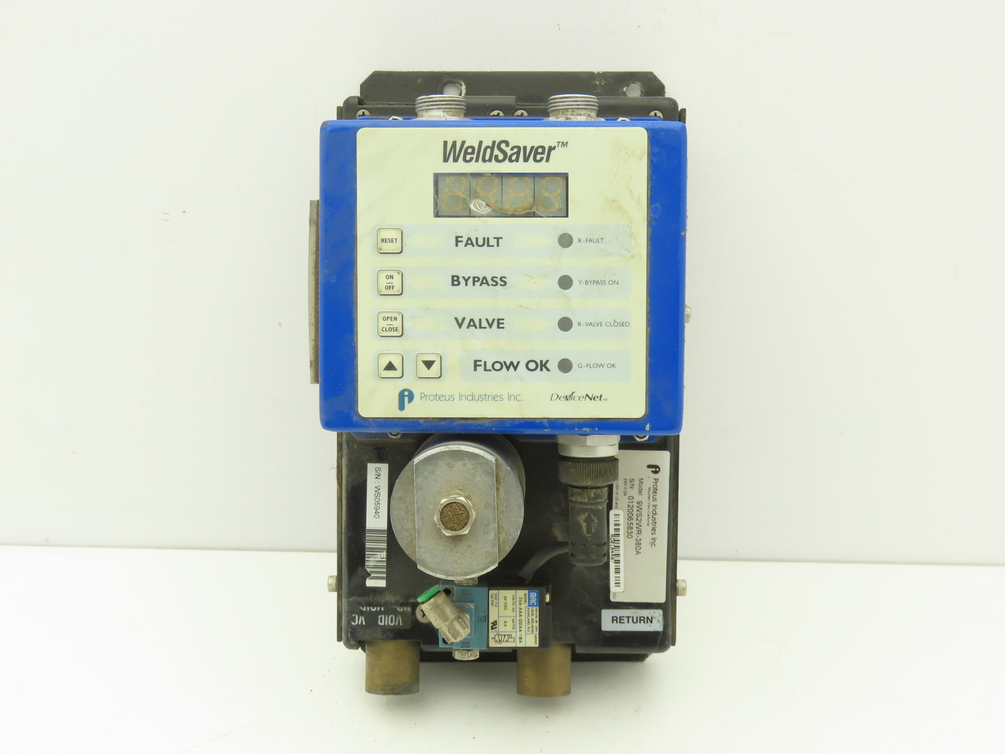 Proteus 9WS2WR-380A WeldSaver Coolant Flow Controller 1/2"NPT 24VDC