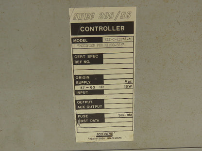 Foxboro E27AM-SA-L+EA4 Spec 200/SS Manual Gauge Controller 2AX+EA4