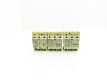 Mitsubishi Electric NV50-FHU Circuit Breaker 30A 3-Pole 60Hz 100-200VAC Lot of 3