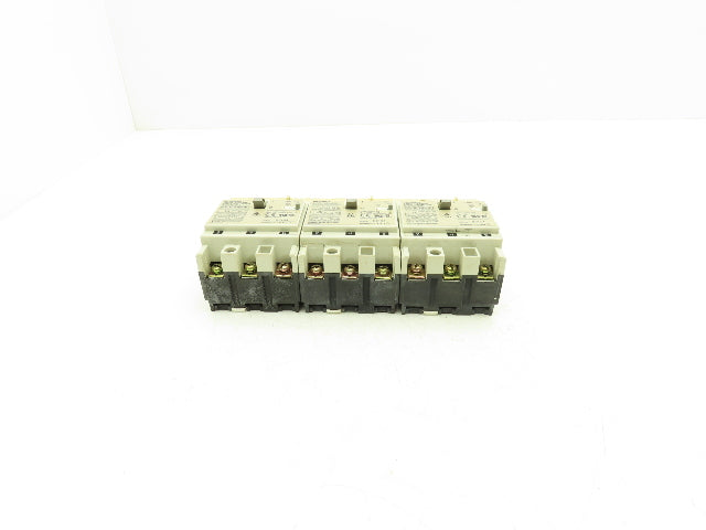Mitsubishi Electric NV50-FHU Circuit Breaker 30A 3-Pole 60Hz 100-200VAC Lot of 3
