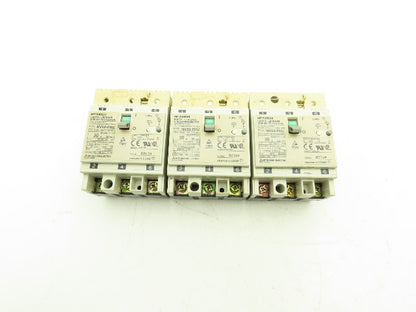 Mitsubishi Electric NV50-FHU Circuit Breaker 30A 3-Pole 60Hz 100-200VAC Lot of 3