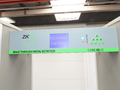 ZKTeco ZK-D3180S Walk Through Metal Detector 18 Zone Overlapping