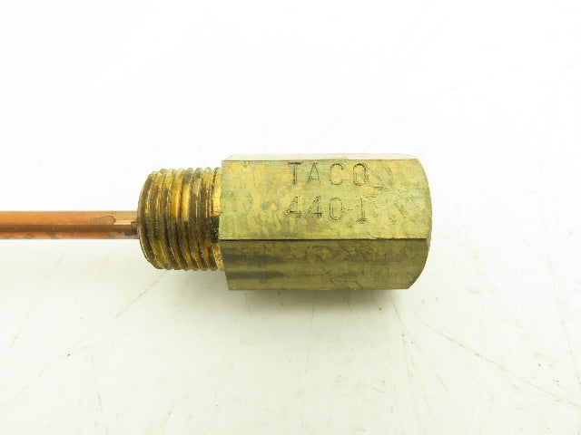 Taco No 440 Tank Drainer 1/2" NPT 13" Length Lot of 3