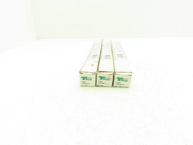Taco No 440 Tank Drainer 1/2" NPT 13" Length Lot of 3