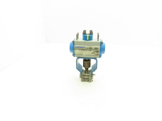 Jamesbury VPVL050-SR6-B Pneumatic Actuator 1/4 Turn 80psi 6ft-lb 1/2" Ball Valve
