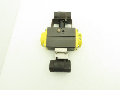 Conbraco Compac Torque Pneumatic Actuator 1-1/2" NPT Black Double Ball Valve