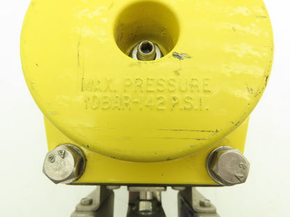 Conbraco Compac Torque Pneumatic Actuator 1-1/2" NPT Black Double Ball Valve