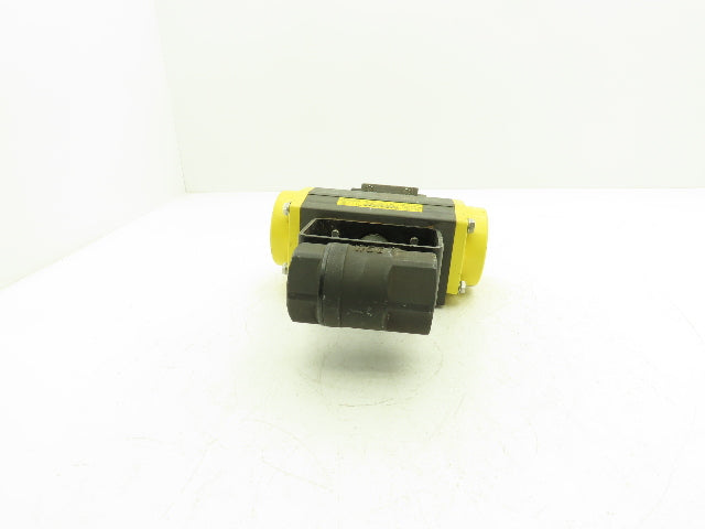 Conbraco Compac Torque Pneumatic Actuator 1-1/2" NPT Black Double Ball Valve