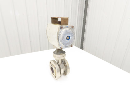 Warren Controls 1.5" CW-12MW  Ball Valve Flanged w/Pneumatic Actuator