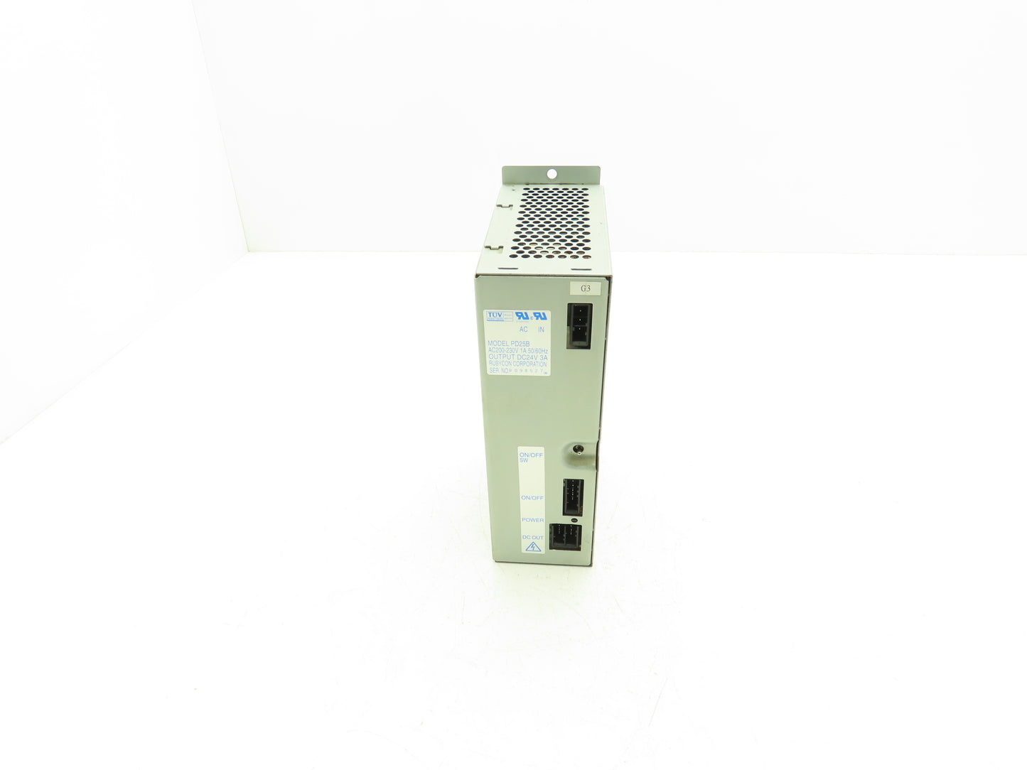 Rubycon PD25B Power Supply 24VDC 3A Out 230V 1A In