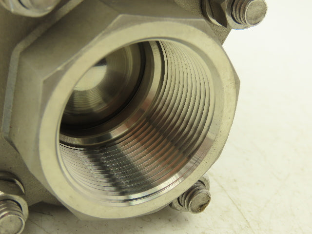 Marwin UT-2.5-SR-05 Pneumatic Actuator 1.5"NPT Stainless Ball Valve 8733FTRS-15A