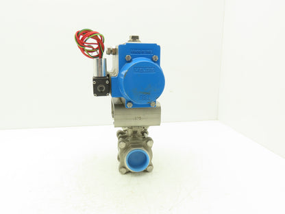 Marwin UT-2.5-SR-05 Pneumatic Actuator 1.5"NPT Stainless Ball Valve 8733FTRS-15A