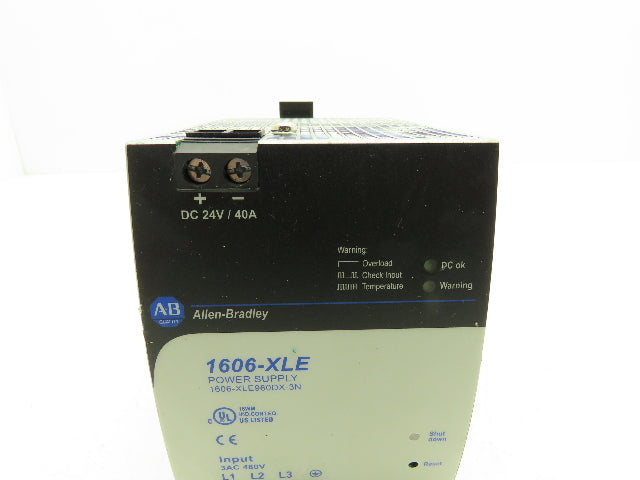 Allen Bradley 1606-XLE Semi Regulated Power Supply 480VAC 3PH Input 24VDC Out