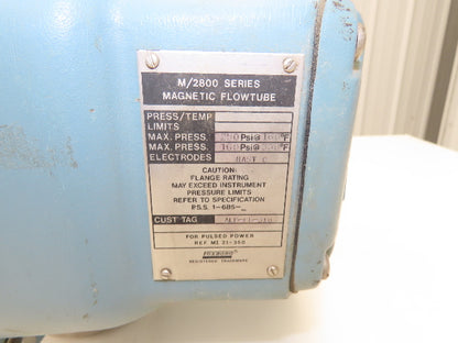 Foxboro 2891-SBBB-PHG-G Magnetic Flowtube Transmitter Meter Flow Tube 120V 1/2"