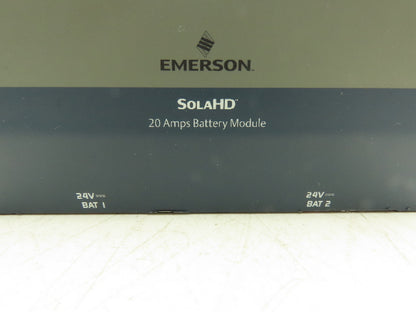 Emerson SDU 24-BATB Dual Battery Unit 24V Output 20 Amp SolaHD