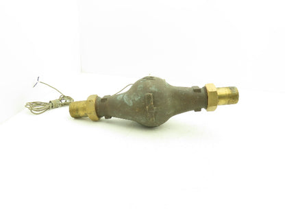 Hays Fluid Controls 00-354-4297  1.5" Fluid Displacement Flow Meter Bronze Valve