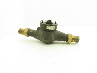 Hays Fluid Controls 00-354-4297  1.5" Fluid Displacement Flow Meter Bronze Valve