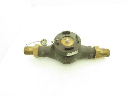 Hays Fluid Controls 00-354-4297  1.5" Fluid Displacement Flow Meter Bronze Valve