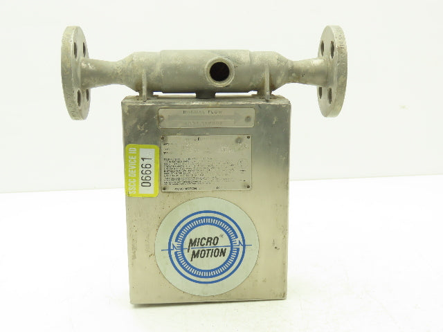 Micro Motion 25S-SS Mass Flow Sensor 1/2" Flanged Coriolis Meter