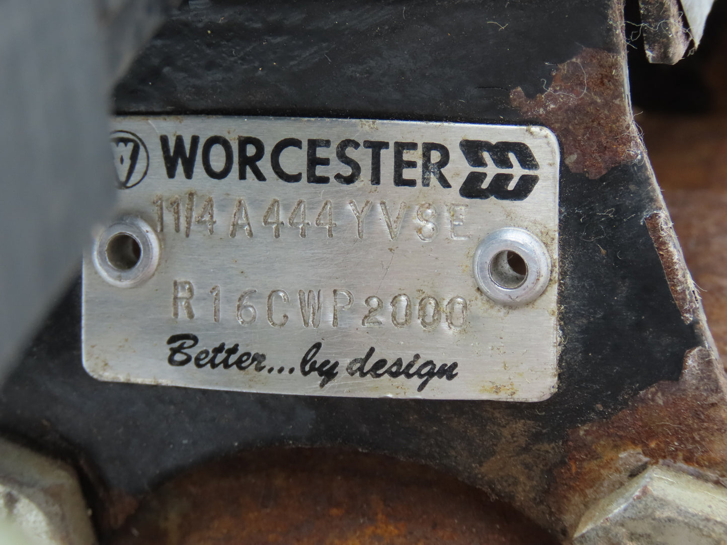Worcester Controls B34S Pneumatic Valve Actuator Spring Return 1-1/4" Ball Valve