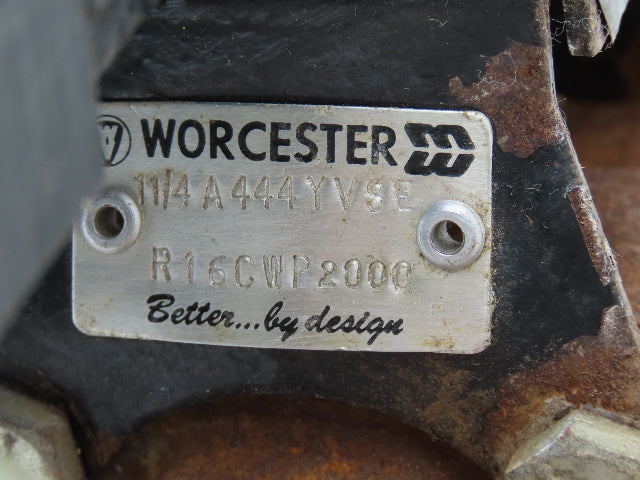 Worcester Controls B34S Pneumatic Valve Actuator Spring Return 1-1/4" Ball Valve