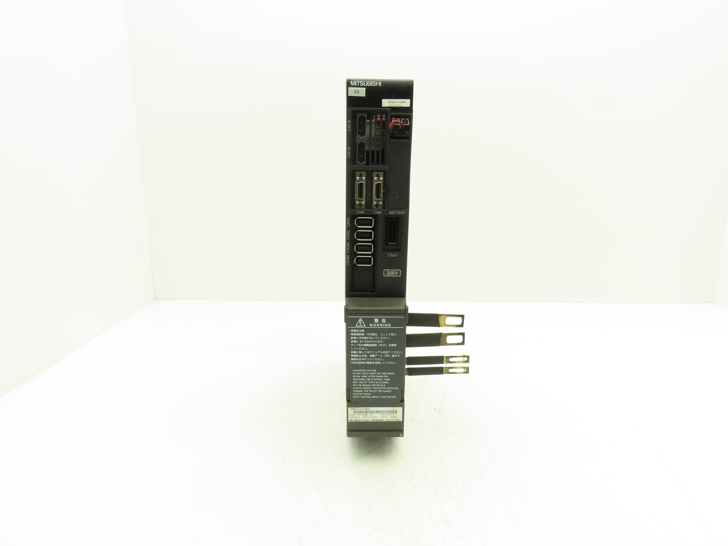 Mitsubishi MDS-D-V2-8080 Servo Amplifier Drive 230VAC In 155VAC 3PH 0-240Hz Out