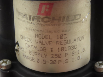 Fairchild 1210B-10133C Motorized Pneumatic Air Regulator 3/8"npt