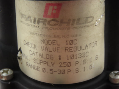 Fairchild 1210B-10133C Motorized Pneumatic Air Regulator 3/8"npt