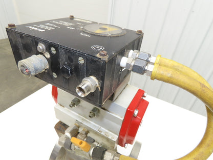 FlowTek 4-150 4" Stainless Ball Valve & Pneumatic Actuator Assembly DAB092