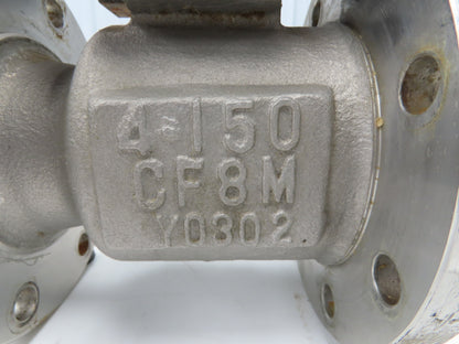FlowTek 4-150 4" Stainless Ball Valve & Pneumatic Actuator Assembly DAB092