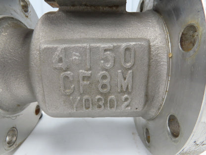 FlowTek 4-150 4" Stainless Ball Valve & Pneumatic Actuator Assembly DAB092