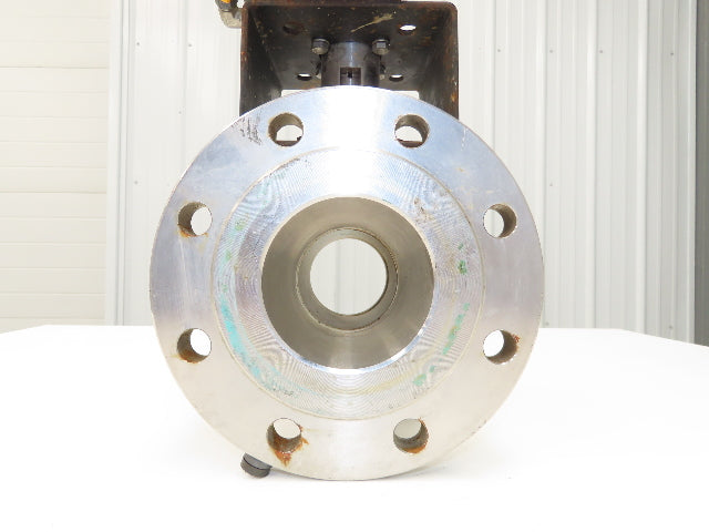 FlowTek 4-150 4" Stainless Ball Valve & Pneumatic Actuator Assembly DAB092