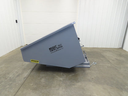 Wright 26099-GRY 2-1/2 YD Self Dumping Hopper 4000lbs Trash Recycle 10 Gauge Bin