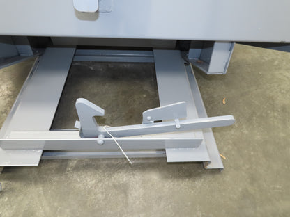 Wright 15055-GRY 1-1/2 YD Self Dumping Hopper 4000lbs Trash Recycle 10 Gauge Bin