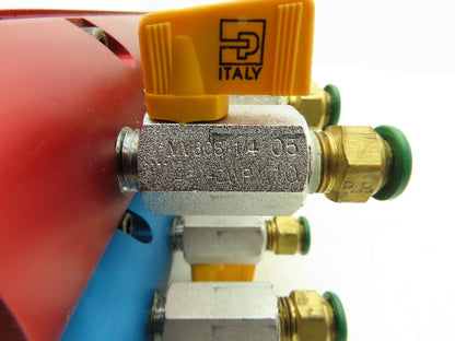 Burger & Brown 8-Station Aluminum Water Cooling Manifold Set Hot & Cold 16 Ports