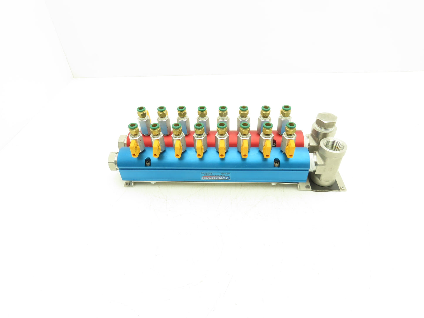 Burger & Brown 8-Station Aluminum Water Cooling Manifold Set Hot & Cold 16 Ports