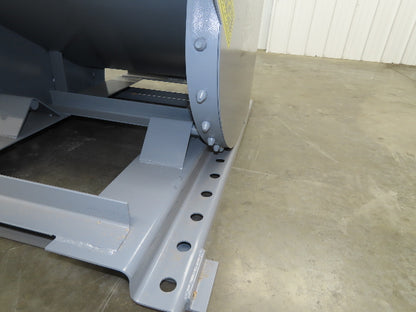 Wright 5055-GRY 1/2 YD Self Dumping Hopper 4000lbs Trash Recycle 10 Gauge Bin