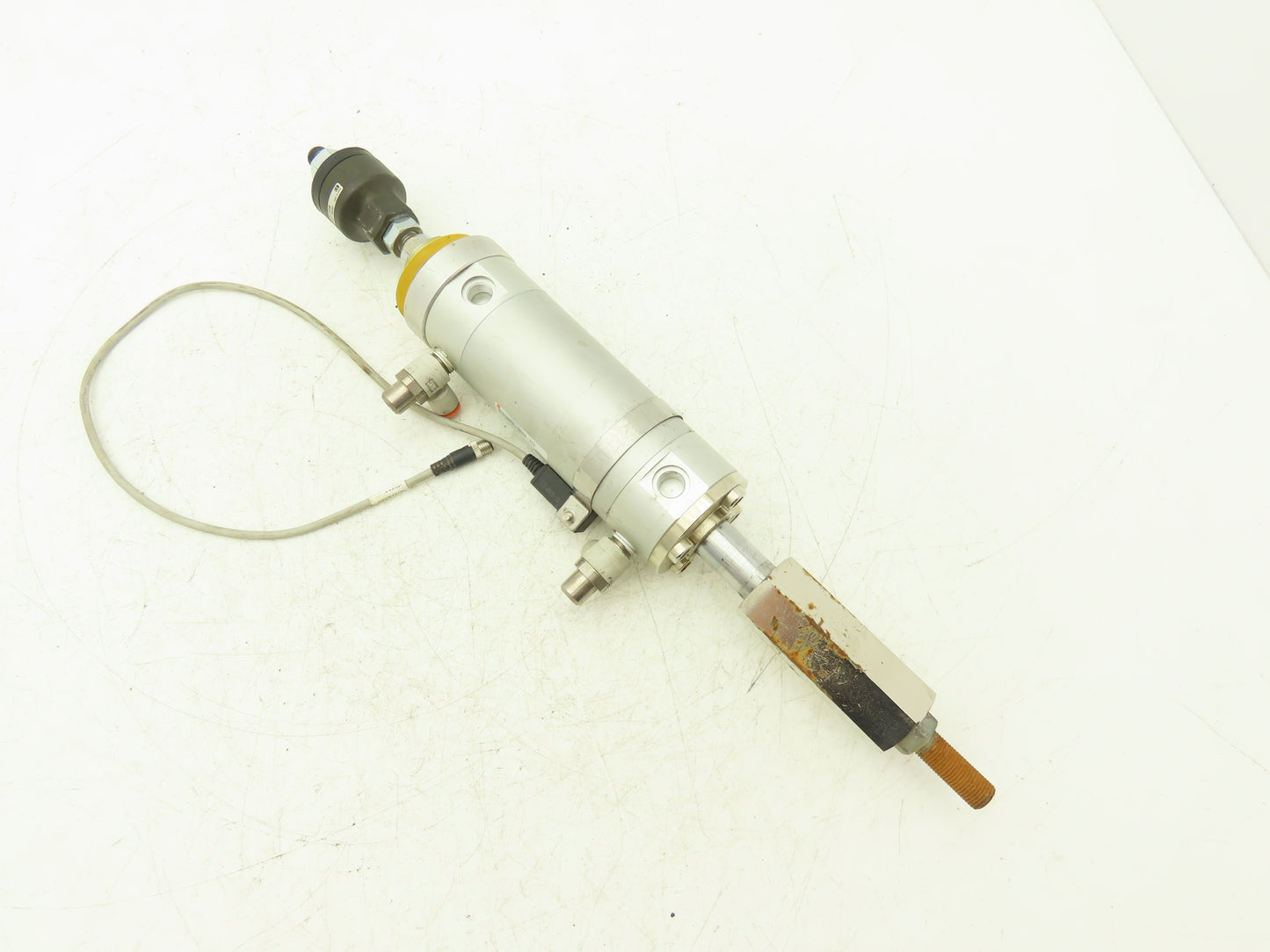 SMC NCDGNN50-0200B-XC8 Pneumatic Air Cylinder 200mm Stroke Adj Rod Stop 145psi