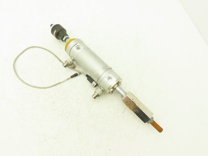 SMC NCDGNN50-0200B-XC8 Pneumatic Air Cylinder 200mm Stroke Adj Rod Stop 145psi