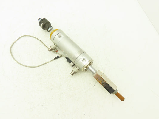 SMC NCDGNN50-0200B-XC8 Pneumatic Air Cylinder 200mm Stroke Adj Rod Stop 145psi