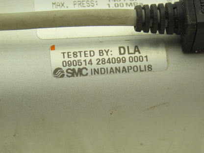 SMC NCDGNN50-0200B-XC8 Pneumatic Air Cylinder 200mm Stroke Adj Rod Stop 145psi