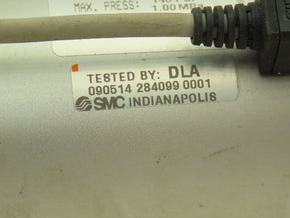 SMC NCDGNN50-0200B-XC8 Pneumatic Air Cylinder 200mm Stroke Adj Rod Stop 145psi