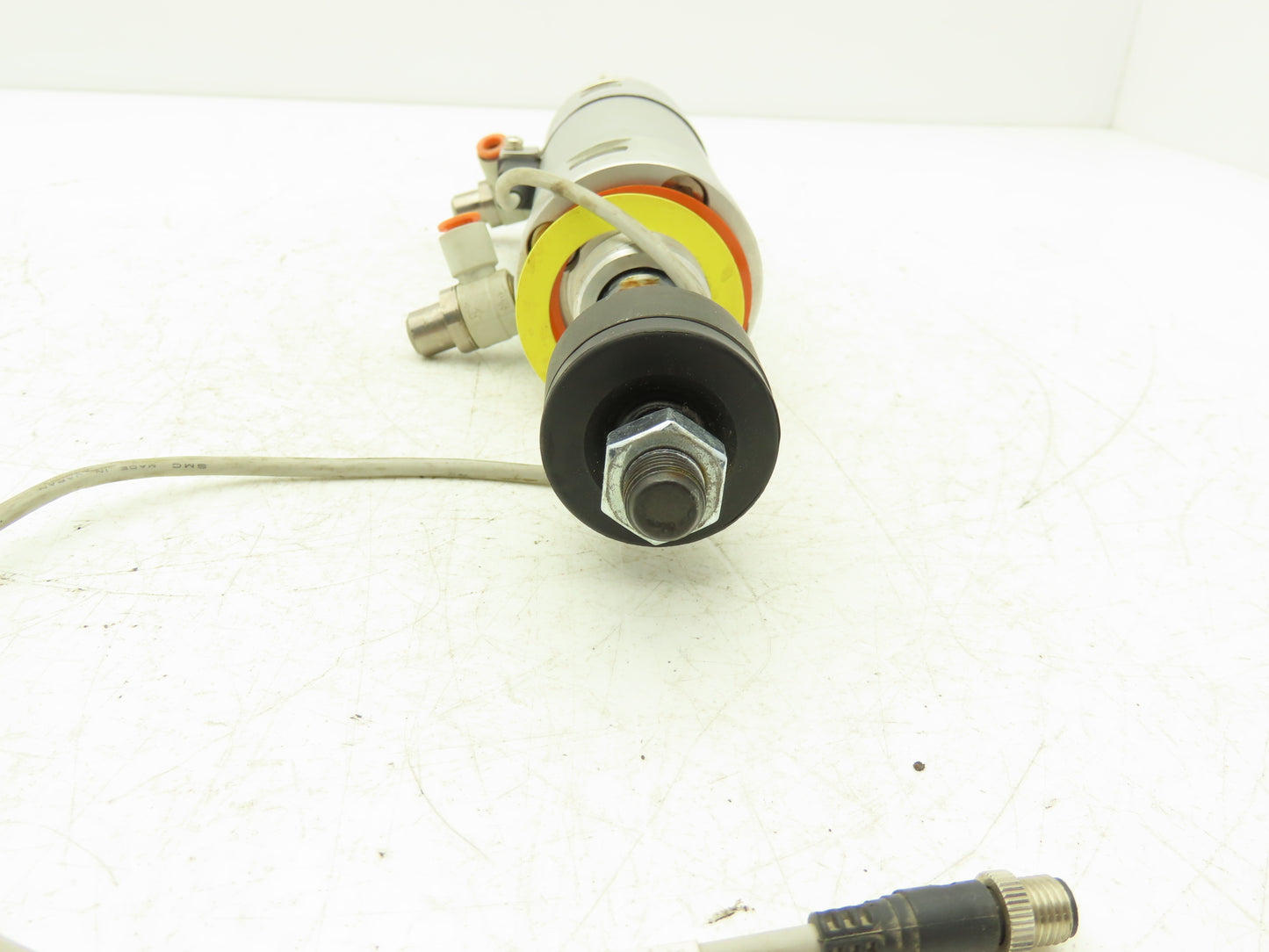 SMC NCDGNN50-0200B-XC8 Pneumatic Air Cylinder 200mm Stroke Adj Rod Stop 145psi