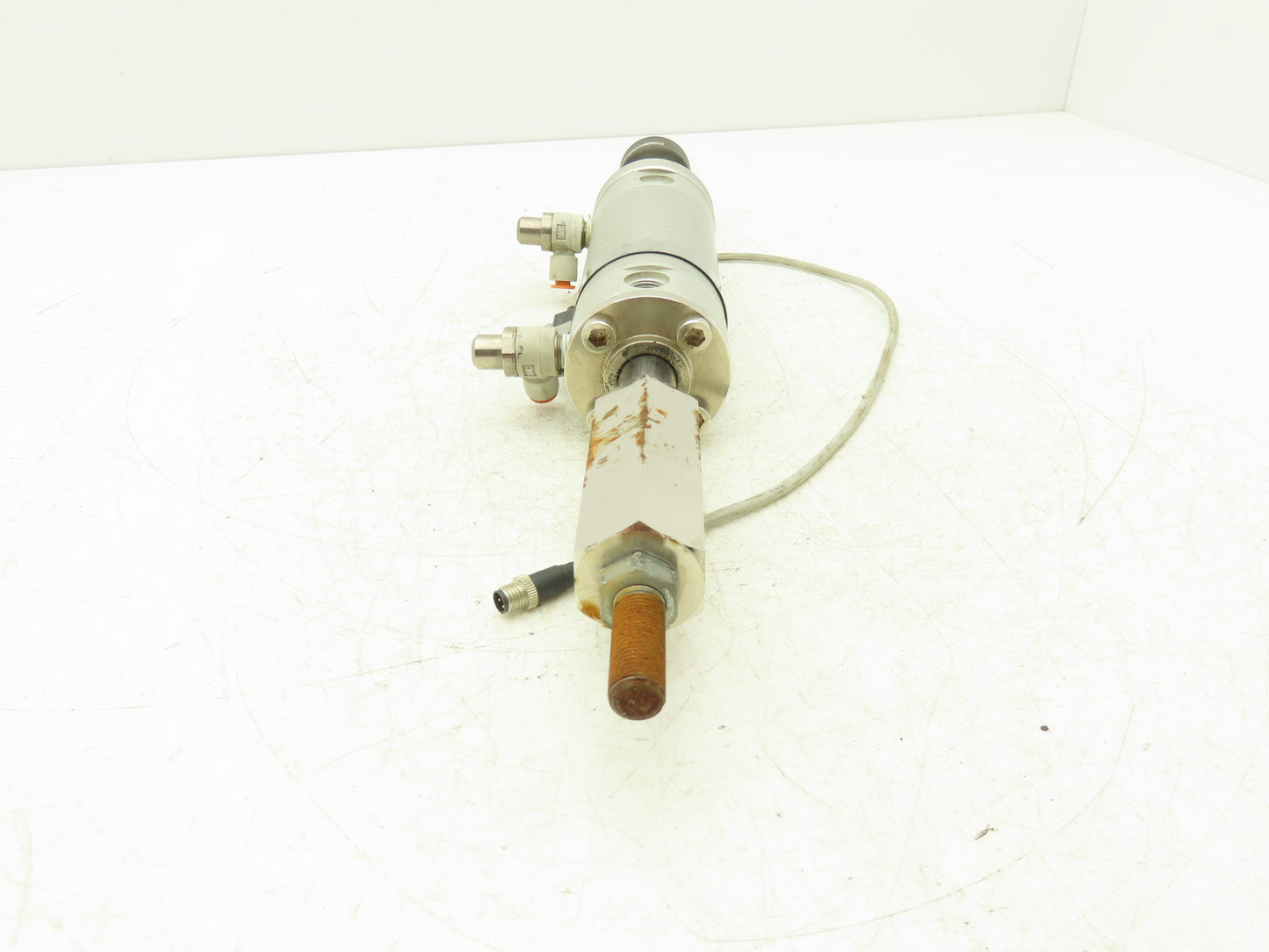 SMC NCDGNN50-0200B-XC8 Pneumatic Air Cylinder 200mm Stroke Adj Rod Stop 145psi