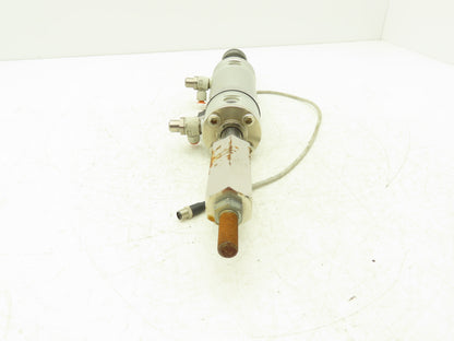 SMC NCDGNN50-0200B-XC8 Pneumatic Air Cylinder 200mm Stroke Adj Rod Stop 145psi