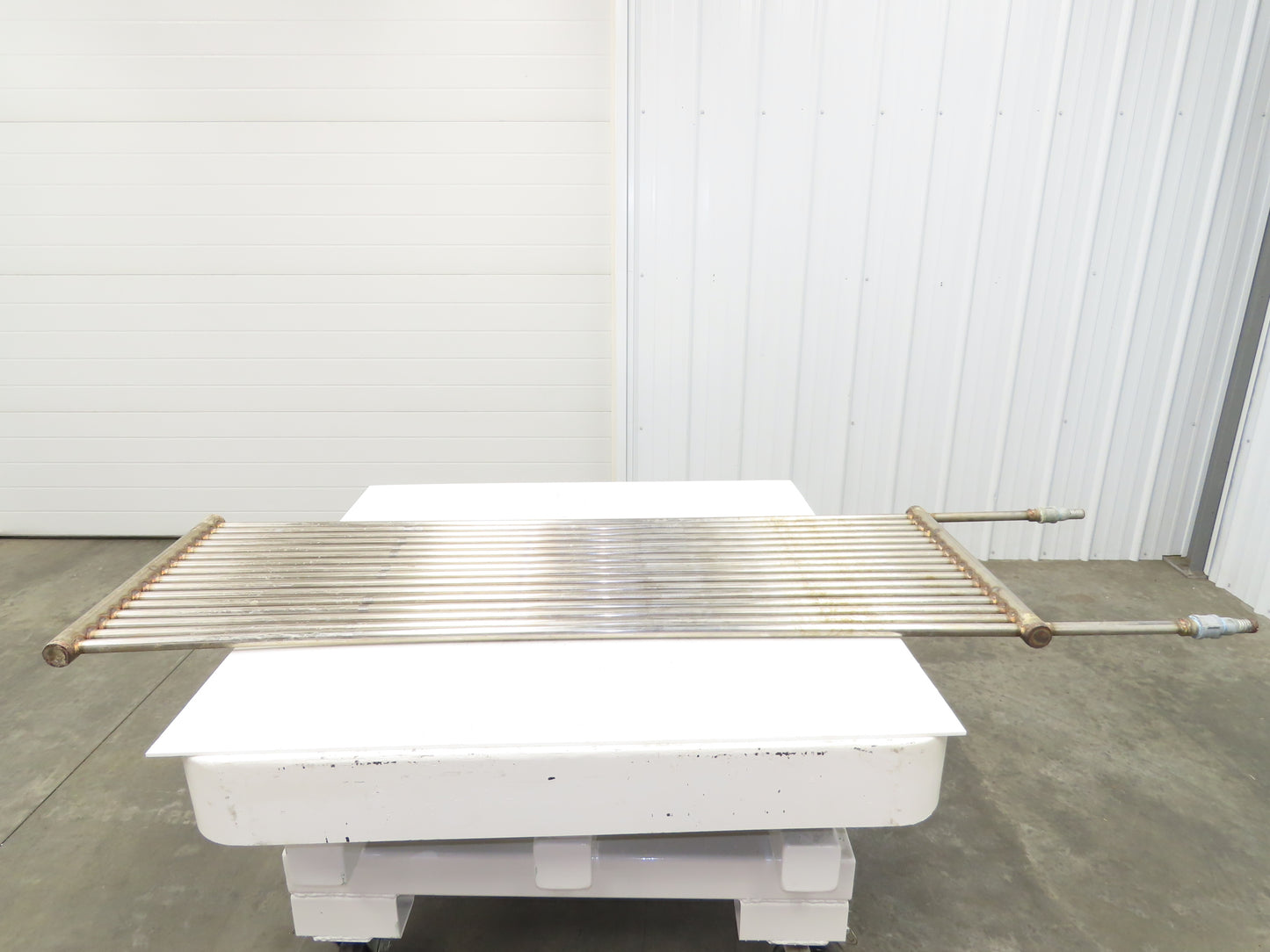 Custom Stainless Heat Exchanger Radiator 72 x 24" Area 1" Pipe 316L Tubing