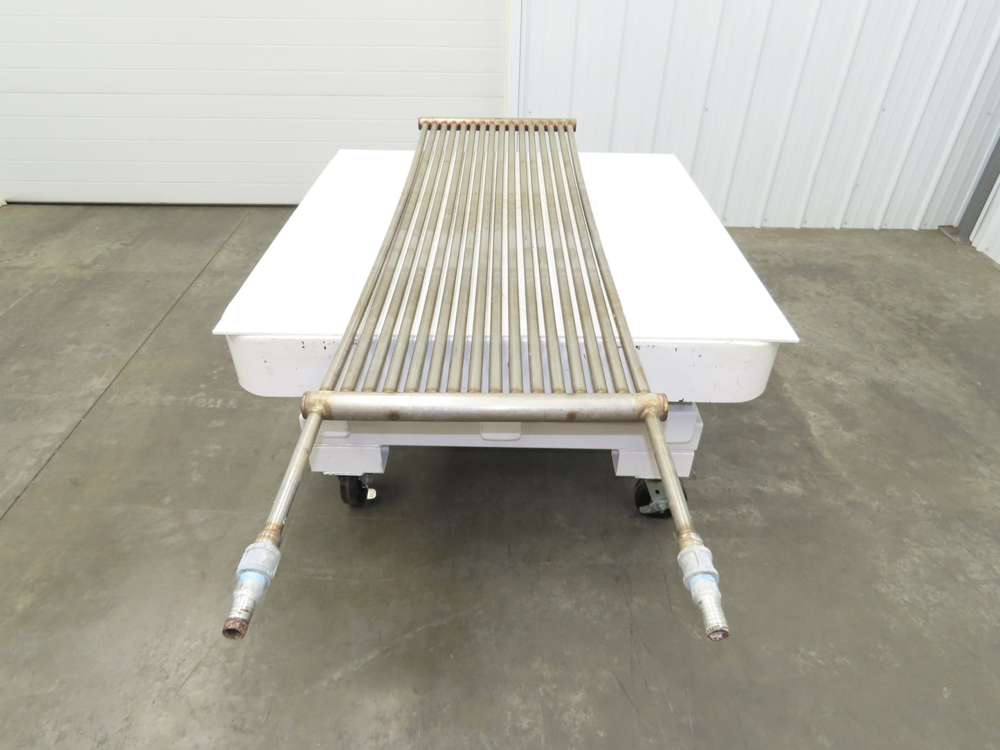 Custom Stainless Heat Exchanger Radiator 72 x 24" Area 1" Pipe 316L Tubing